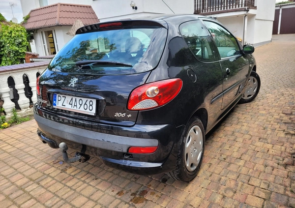 Peugeot 206 plus cena 9800 przebieg: 138000, rok produkcji 2009 z Luboń małe 37